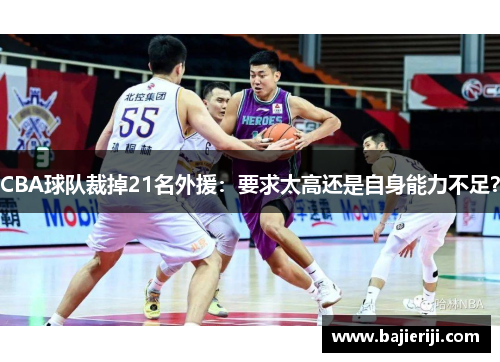 CBA球队裁掉21名外援：要求太高还是自身能力不足？